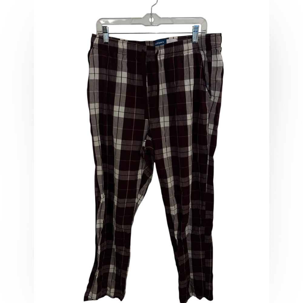 Old Navy Red and White Checkered Pajama Pants